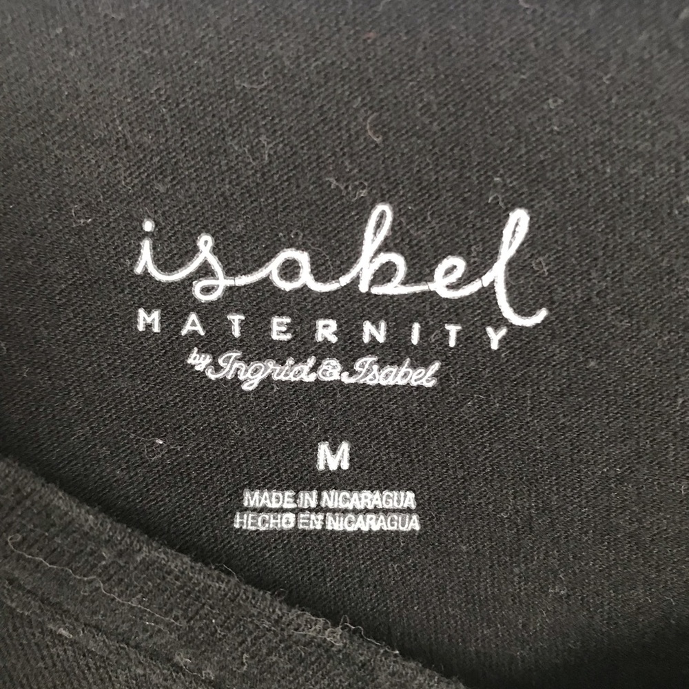 Black Isabel maternity t-shirt (medium) - Picture 4 of 4
